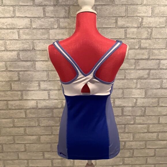 Lucy Striped Cross Strap Tank - Picture 3 of 5